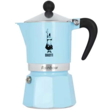 Bialetti Rainbow 3TZ Primavera Kotyogós Kávéfőző, Kék kávéfőző