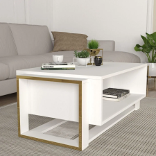  Bianco Coffee Table White - Gold bútor