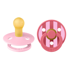 BIBS Cumi, Studio Block Colour, Babarózsaszín mix, 0-6 hó cumi