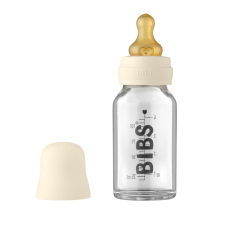 BIBS cumisüvegszett üveg 110ml krémfehér cumisüveg