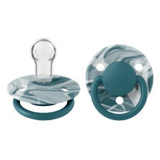  BIBS De Lux, TIE DYE 2-es cumiszett, (Erdei tó-Krémfehér) cumi