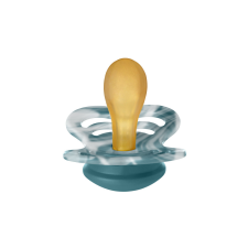  BIBS Supreme cumi Tie Dye - erdei tó/krémfehér - 6-36 hó cumi