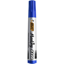 Bic Alkoholos marker, 3,7-5,5 mm, vágott, BIC &quot;ECO 2300&quot; kék filctoll, marker