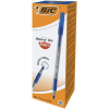 Bic Golyóstoll, 0,28 mm, kupakos, BIC "Round Stic Exact", kék