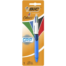 Bic Golyóstoll, 0,32 mm, nyomógombos, négyszínű, BIC "4 Colours Grip Original" toll