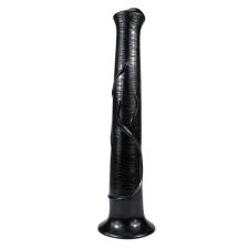 Big Horse – prémium fekete dildó 38 x 6 cm műpénisz, dildó