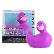 Big Teaze Toys My Duckie Classic 2.0 - játékos kacsa vízálló csiklóvibrátor (lila) vibrátorok