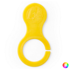BigBuy Accessories Érme kulcstartó karabinerrel 142451 Narancszín kulcstartó