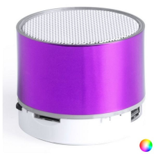 BigBuy Tech Bluetooth hangszóró LED lámpával 145775 Ezüstszínű hordozható hangszóró