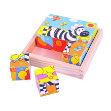 Bigjigs Fa kocka, Szafari puzzle, kirakós