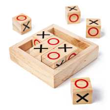 Bigjigs fa tic tac toe kocka társasjáték társasjáték
