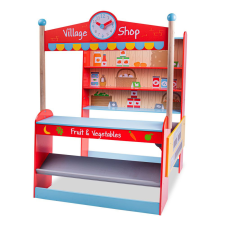 Bigjigs játék gyümölcsös-zöldésgek kínáló stand konyhakészlet