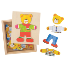 Bigjigs játékok öltöztetős puzzle macicsalád puzzle, kirakós