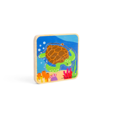 Bigjigs játékok teknős életciklus puzzle puzzle, kirakós