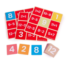 Bigjigs Matematikai bingó - összeadás és kivonás kreatív és készségfejlesztő