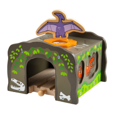 Bigjigs Rail dinoszaurusz alagút T-Rex vágány