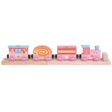 Bigjigs Rail édes vonat készlet 3 sínnel vágány