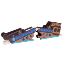  Bigjigs Rail kalózhajó híd kisvasút