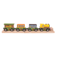Bigjigs Rail szafari vonat készlet vágány