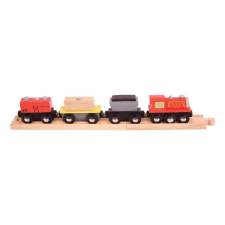 Bigjigs Rail tehervonat készlet sínekkel kisvasút