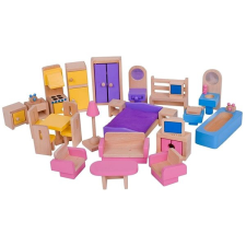 Bigjigs Toys Fa bútor babaházhoz babaház