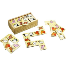 Bigjigs Toys Fa Domino - Farm logikai játék