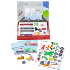bigjigs toys mágneses kirakó szerelő készlet kreatív és készségfejlesztő