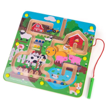 Bigjigs Toys Mágneses útvesztő - Farm kreatív és készségfejlesztő