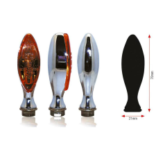 BIHR Elise Jelzőlámpák Krómozott Fém Univerzális egyéb motorkerékpár alkatrész