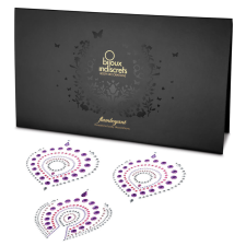 Bijoux Indiscrets Csillogó gyémántok intim ékszer szett - 3 részes (pink-lila) fantázia ruha