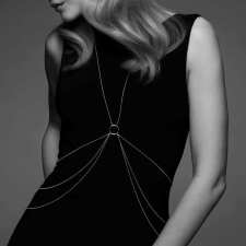 Bijoux Indiscrets Magnifique 8 Body Chain - Silver body