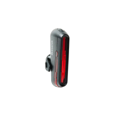 BikeFun Capella USB-ről tölthető hátsó lámpa, LED, nyeregcsőre rögzíthető, fekete kerékpár lámpa