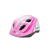 BikeFun Fejvédő sisak sisak BIKEFUN JUNIOR S pink/fehér 48-52 cm kerékpáros
