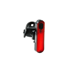 BikeFun Spark USB-ről tölthető hátsó lámpa, LED, nyeregcsőre rögzíthető, fekete kerékpár lámpa
