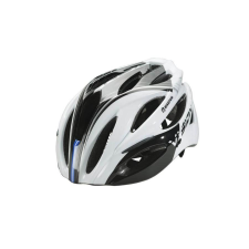 BikeFun Vision unisex bukósisak, M-es (55-58 cm), fekete-fehér kerékpáros sisak