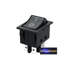  Billenő kapcsoló 2pol./4pin (ON)-OFF 250V/15A villanyszerelés