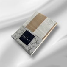 Billerbeck Bianka 7 részes pamut-szatén ágyneműhuzat, Capuccino jacquard lakástextília