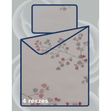 Billerbeck Bianka 7 részes pamut-szatén ágyneműhuzat, Pink Flowers lakástextília