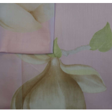 Billerbeck Bianka pamut kispárnahuzat, 36x48 cm, Virágos - Pink (74) lakástextília