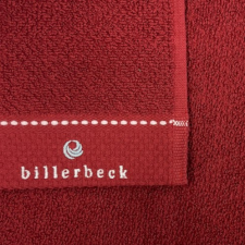 Billerbeck rizskötésű törölköző, Bordó, 30x50 cm (2 db) lakástextília