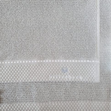 Billerbeck rizskötésű törölköző, Halványszürke, 50x100 cm - Billerbeck lakástextília