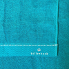 Billerbeck rizskötésű törölköző, Zománckék, 50x100 cm