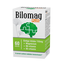Bilomag Bilomag plus 110mg gingko biloba kivonatot tartalmazó étrend-kiegészítő kapszula 60 db vitamin és táplálékkiegészítő