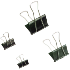 . Bindercsipesz, 19 mm, fekete hfc0381/12357 gemkapocs, tűzőkapocs
