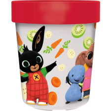 Bing Happy Carrots csúszásmentes micro műanyag pohár 260 ml babaétkészlet