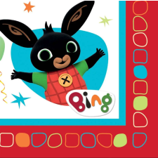  Bing Red szalvéta 16 db-os 33x33 cm party kellék