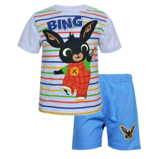 Bing rövid pizsama Bing csíkos szűrke kék 2-3 év (98 cm)