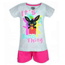 Bing rövid pizsama Bing pink szürke 18-24 hó (92 cm) gyerek hálóing, pizsama