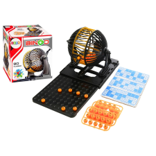 Bingo családi társasjáték sorsoló géppel társasjáték