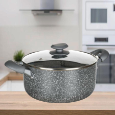 Bingoo Alumínium fazék fedővel GRANITE PREMIUM 24 x 11 cm, indukciós 40051324 edény